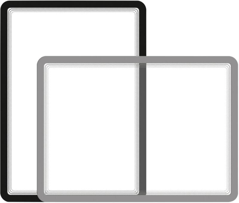 Djois magneto A4 Displayframe Zelfklevend Grijs Klevend PP, PVC 194950 23 (B) x 0,2 (D) x 31,7 (H) cm 2 Stuks