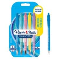 Papermate FlexGrip Ultra Paper Mate FlexGrip Ultra Balpen Blauw Medium 1 mm  5 Stuks