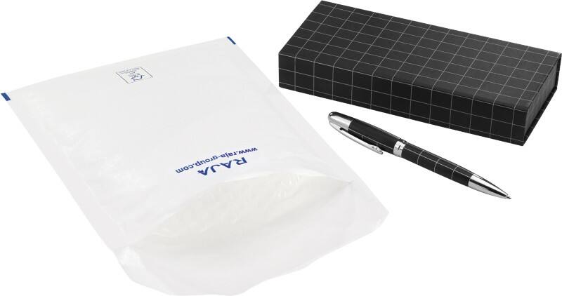 RAJA Luchtkussenenveloppen Wit Zonder Venster 220 (B) x 260 (H) mm Kleefstrip 75 g/m² Gerecycled 95% 100 Stuks