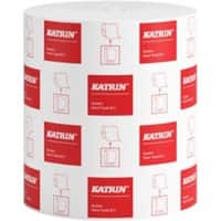 KATRIN Basic Handdoeken Rol Wit 2-laags 0,19 m 460102 6 Rollen à 160 m