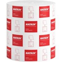 Katrin Basic Handdoekrol Wit 2-laags 460102 Pak van 6 rollen