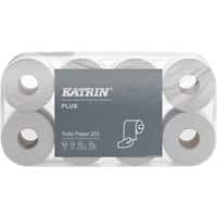 Katrin Plus Toiletpapier 4-laags Wit 11711 72 rollen à 250 vel