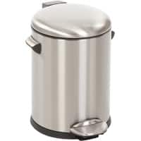 EKO Belle Deluxe Pedaalemmer 5 l Zilver Roestvrij staal