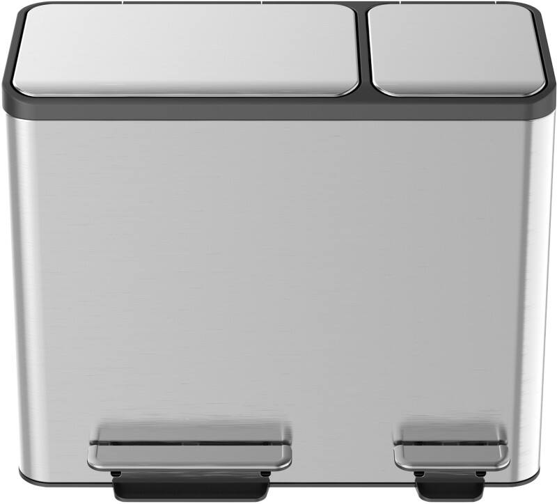 EKO EcoCasa Pedaalemmer 45 l Zilver Roestvrij staal