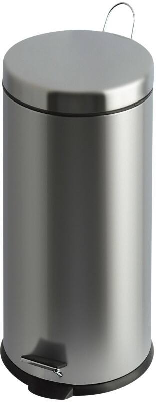 V-PART Classic bin Pedaalemmer 30 l Zilver Roestvrij staal
