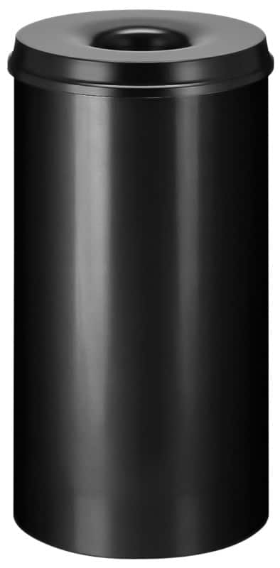 V-PART Staal Prullenbak 50 L 63 cm (H) Zwart