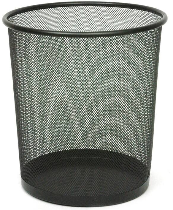 V-PART Staal Prullenbak 19 L 34,5 cm (H) Zwart