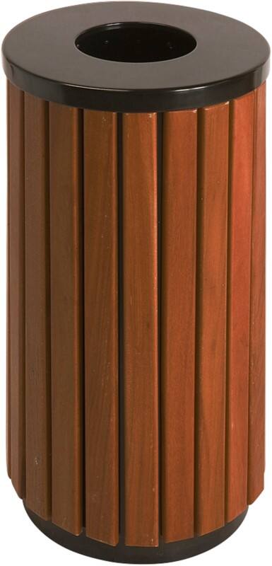 V-PART Staal Prullenbak 40 L 75,5 cm (H) Bruin