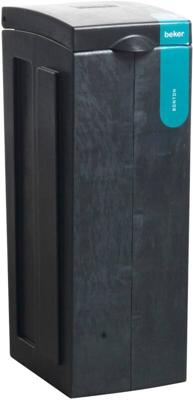 bonton Polypropyleen Prullenbak 70 L 28 (B) x 43(D) x 77,1 (H) cm Grijs Bonton 70 L