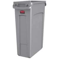 Rubbermaid Polyethyleen Prullenbak 87 L 27,9 (B) x 55,8 (D) x 76,2 (H) cm Grijs