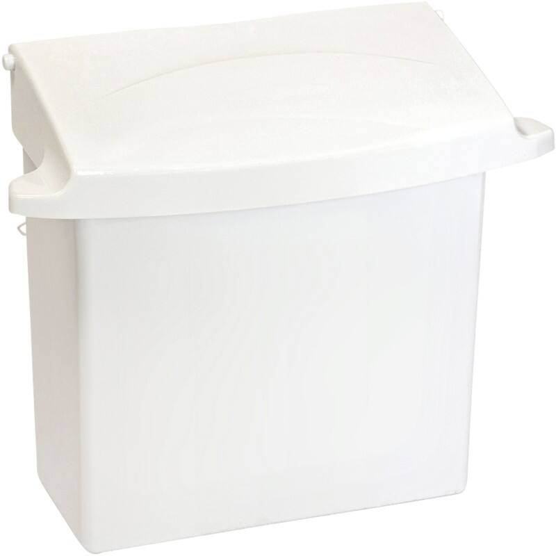 Rubbermaid Polyethyleen Prullenbak 5 L 32 (B) x 13 (D) x 27 (H) cm Wit
