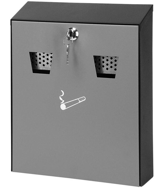 V-PART Asbak 26 (B) x 8 (D) x 32 (H) cm Donkergrijs