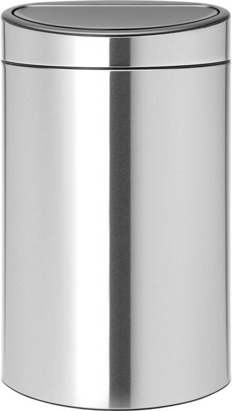 Brabantia RVS (Roestvrij staal) Touchprullenbak 33 L 43,5 (B) x 30,5 (D) x 72,5 (H) cm Zilver