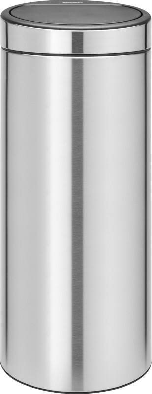 Brabantia RVS (Roestvrij staal) Touchprullenbak 30 L 29,5 (B) x 32 (D) x 72 (H) cm Zilver