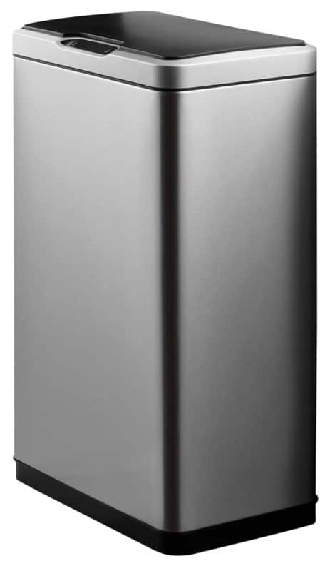 EKO RVS (Roestvrij staal) Sensorprullenbak 40 L 27 (B) x 46 (D) x 65,5 (H) cm Zilver