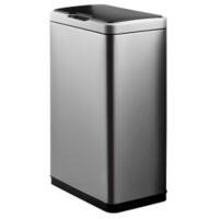 EKO RVS (Roestvrij staal) Sensorprullenbak 40 L 27 (B) x 46 (D) x 65,5 (H) cm Zilver