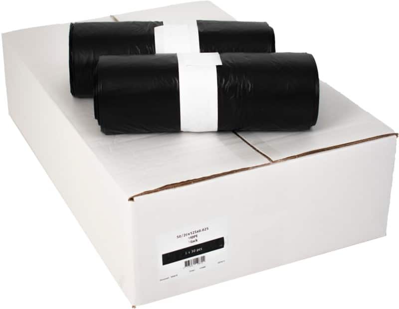 Gemiddeld gebruik Afvalzak 180 l Zwart Mdpe 8 Stuks