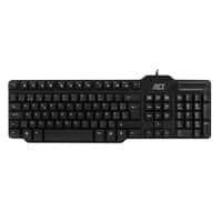 ACT Toetsenbord AC5475 Zwart Bedraad AZERTY