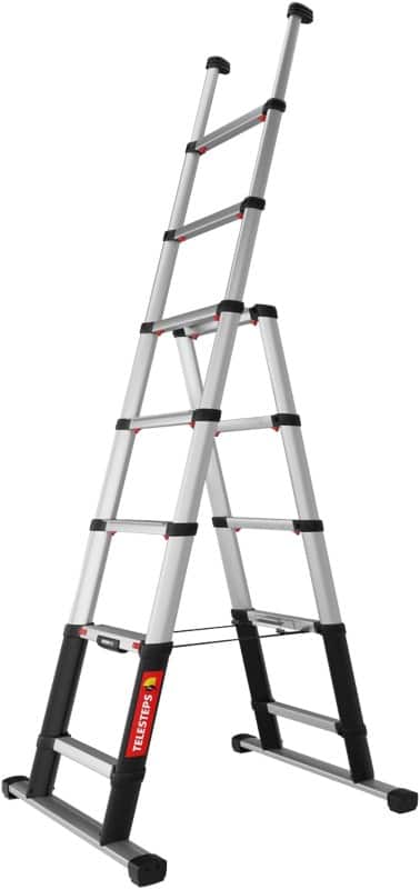 TELESTEPS Combi Line Telescopic Ladder 2300 mm Aluminium 150 kg