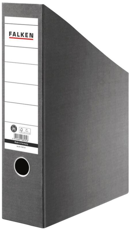 Falken Karton Tijdschriftencassette Grijs 7,5 x 24,5 x 32,1 cm