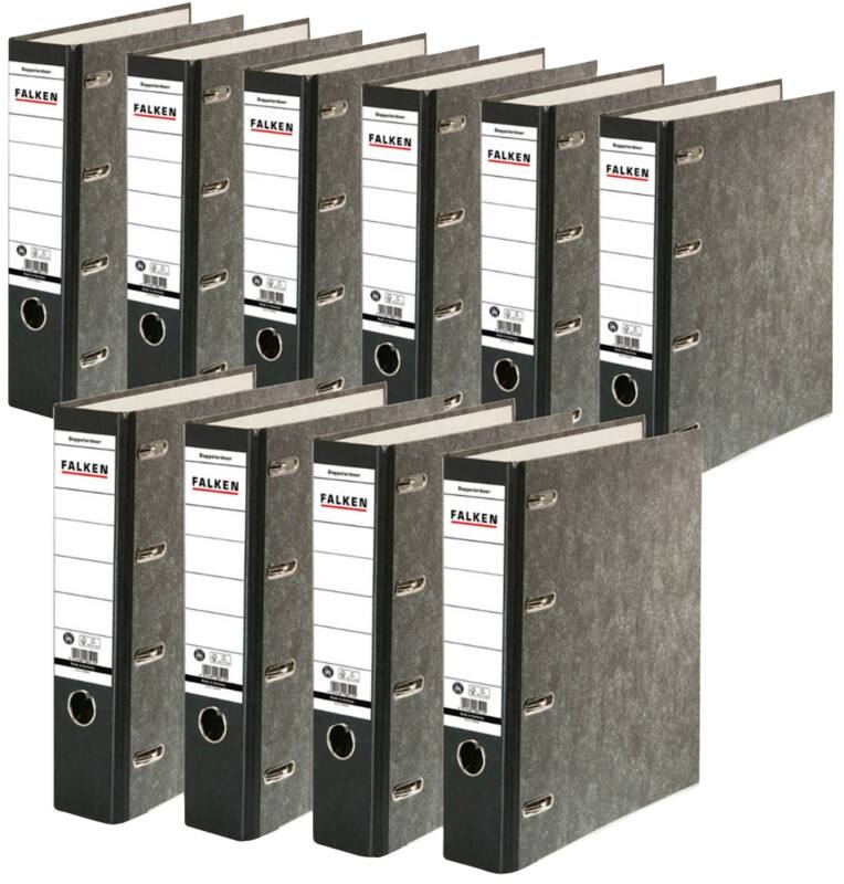 Falken Breed Ordner A5 70 mm Zwart 15026820000F Kunststof Liggend