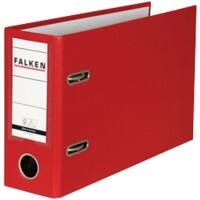 Falken Ordner A5 80 mm Rood 11285749000F Karton, PP (Polypropeen) Liggend