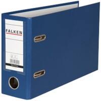 Falken Breed Ordner A5 75 mm Blauw 11285780 Karton, PP (Polypropeen) Liggend