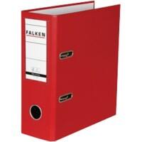 Falken Ordner A5 80 mm Rood 11285657 Karton, PP (Polypropeen) Staand