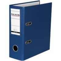 Falken Ordner A5 80 mm Blauw 11285681 Karton, PP (Polypropeen) Staand