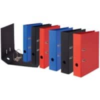 Falken PURE Color Smal Ordner A4 50 mm Kleurenassortiment 2 Ringen FALK15081680 Karton, PP (Polypropeen) 10 Stuks