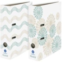 Falken Pure Green Breed Ordner A4 80 mm Kleurenassortiment 24001000000F Karton, PP (Polypropeen) Gerecycled 10 Stuks