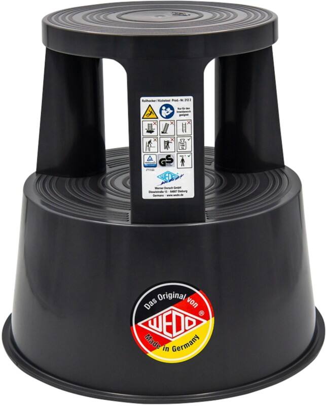 WEDO Opstapkrukje 212212 PP (Polypropeen) 44 x 44 x 43 cm Grijs