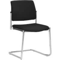 Mayer Sitzmöbel Stapelbare stoel Stof Zwart 2518 490 x 560 x 830 mm Pak van 2