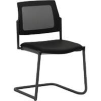 Mayer Sitzmöbel Stapelbare stoel Stof Zwart 2519 490 x 560 x 830 mm Pak van 2