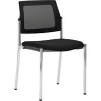 Mayer Sitzmöbel Stapelbare stoel Stof Zwart 2519 490 x 560 x 830 mm Pak van 2