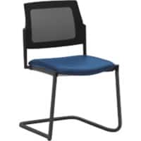 Mayer Sitzmöbel Stapelbare stoel Stof Blauw 2519 490 x 560 x 830 mm Pak van 2