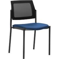 Mayer Sitzmöbel Stapelbare stoel Stof Blauw 2519 490 x 560 x 830 mm Pak van 2