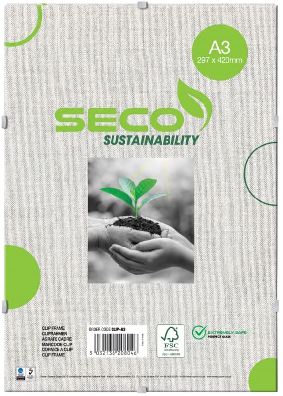 Seco A3 Klemlijst CLIPA3 32 (B) x 1,5 (D) x 44 (H) cm CLIPA3