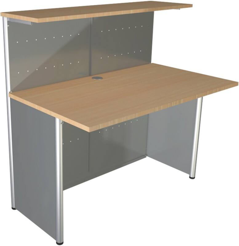 Kerkmann Balie Genua Zilver Beuken 1160 x 700 x 1150 mm