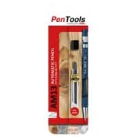 Pentel Vulpotlood-set AM13 1.3mm Zwart met 8 Navulstiften