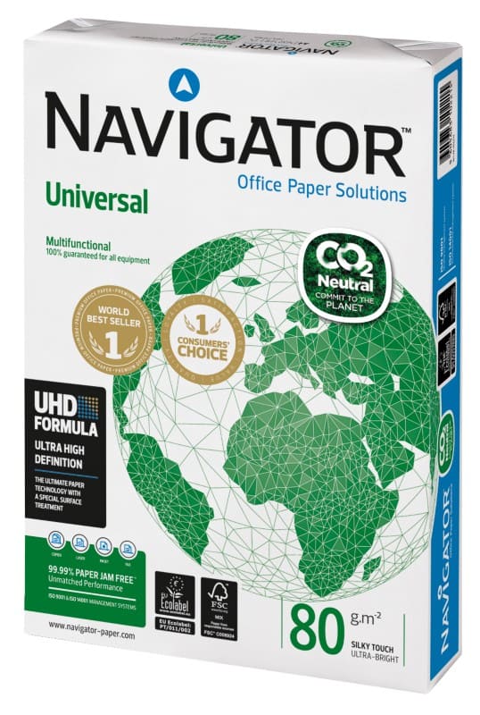 Navigator Universal A4 Kopieerpapier 80 g/m² Glad Wit 500 Vellen