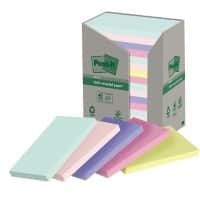 Post-it Zelfklevende notes 81 x 172 mm Kleurenassortiment Pak 16 Stuks à 100 Vellen