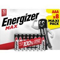 Energizer Alkaline Batterijen Max AAA LR03 1200 mAh 1,5 V Pak van 8