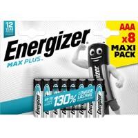 Energizer Akaline Batterijen Max Plus AAA LR03 1200 mAh 1,5 V Pak van 8