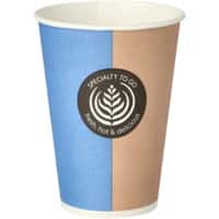PAPSTAR To go Wegwerpbekers Karton, PE (Polyetheen) 180 ml Bruin 100 Stuks