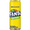 Fanta Lemon 330 ml Verpakking van 24 blikjes