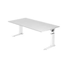 Hammerbacher Bureau US2E 200X100CM Wit