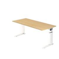 Hammerbacher Bureau US19 180X180CM Ahorn, wit