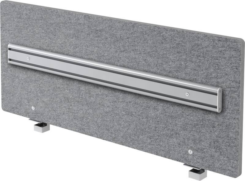 Hammerbacher Akoestische organisatiewand ARO12 BM Grijs 1195 mm x 50 mm x 500 mm