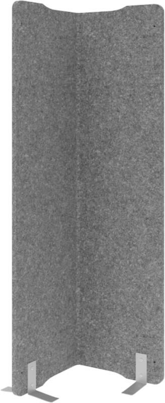 Hammerbacher Akoestische wand VASWF1810.5 Grijs 100 x 180 cm